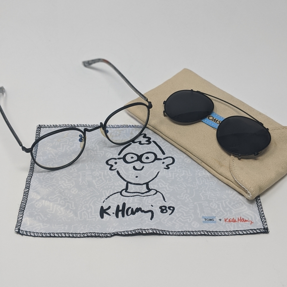 Keith Haring x TOMS Glasses Clip on Sunglasses